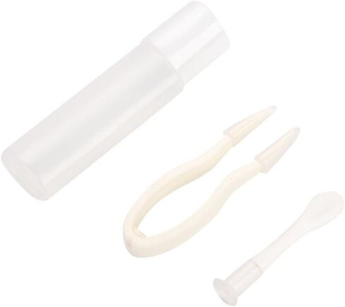 حافظة عدسات لاصقة، علبة عدسات لاصقة محمولة بثلاثة ألوان مع علبة عدسات على شكل نجمة خماسية مرآة (ذهبي) in Kuwait