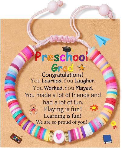 VULETO Kindergarten/Preschool/5th/8th Grade Graduation Gifts,Adjustable Bracelet Grad Graduation Gifts for Girls Daughter Granddaughter Niece Students in Saudi Arabia