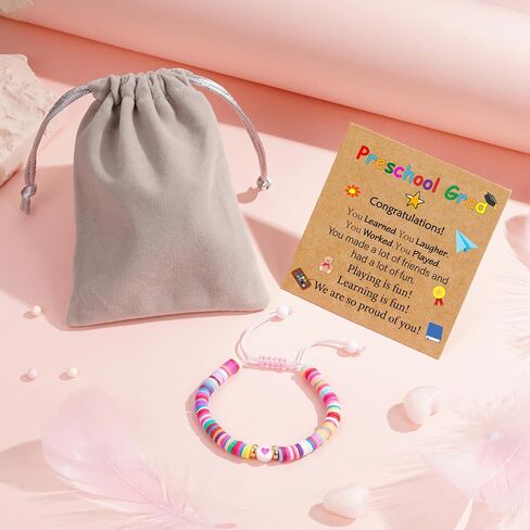 VULETO Kindergarten/Preschool/5th/8th Grade Graduation Gifts,Adjustable Bracelet Grad Graduation Gifts for Girls Daughter Granddaughter Niece Students in Saudi Arabia