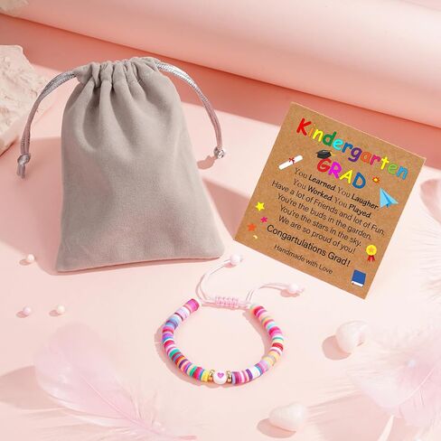 VULETO Kindergarten/Preschool/5th/8th Grade Graduation Gifts,Adjustable Bracelet Grad Graduation Gifts for Girls Daughter Granddaughter Niece Students in Kuwait