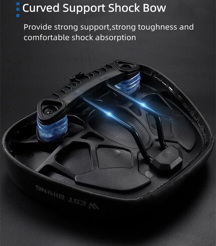 Bike Seat Cushion Durable PU Leather Cycling Seat Shockproof and Comfortable Bicycle Replacement Saddle in Saudi Arabia