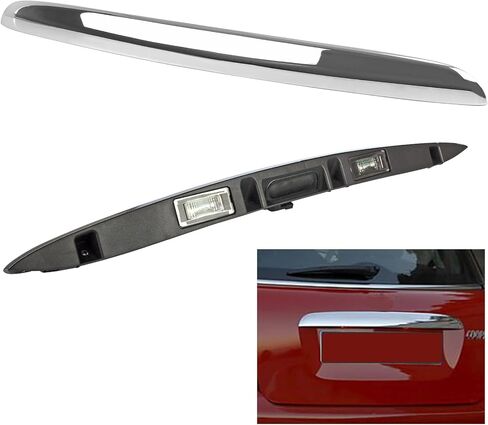 DOCAS Rear Trunk Hatch Handle with Lamp,Tailgate Trim Lid Trunk Liftgate Pull Handle Compatible with 2005-2015 Mini Cooper Cooper S R56 R57 R58 Backhatch Release Handle 51132753603 in Saudi Arabia