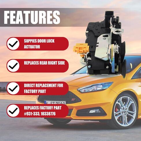 مشغل قفل مزلاج الباب FEXON يحل محل Chevy Impala 2006-2011، مناسب للباب الخلفي الأيمن 931-333 10338776 15277754 20790500 25876456 in Kuwait