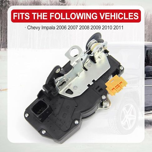 مشغل قفل مزلاج الباب FEXON يحل محل Chevy Impala 2006-2011، مناسب للباب الخلفي الأيمن 931-333 10338776 15277754 20790500 25876456 in Kuwait