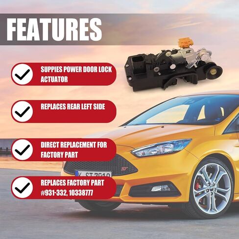 مشغل قفل مزلاج الباب FEXON يحل محل Chevy Impala 2006-2011، مناسب للباب الخلفي الأيمن 931-333 10338776 15277754 20790500 25876456 in Kuwait