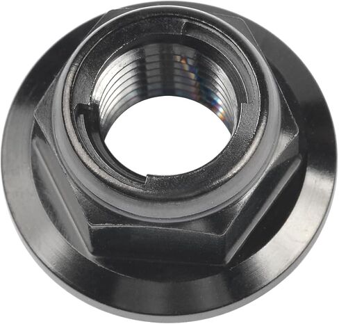 Titanium Flanged Metal Lock Nut M6 M8 M10 M12 (M12 Pitch 1.25mm, Gold) in Saudi Arabia