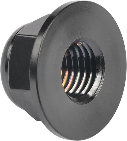 Titanium Flanged Metal Lock Nut M6 M8 M10 M12 (M12 Pitch 1.25mm, Gold) in Saudi Arabia