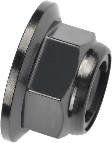 Titanium Flanged Metal Lock Nut M6 M8 M10 M12 (M12 Pitch 1.25mm, Gold) in Saudi Arabia