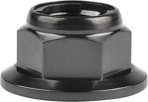 Titanium Flanged Metal Lock Nut M6 M8 M10 M12 (M12 Pitch 1.25mm, Gold) in Saudi Arabia