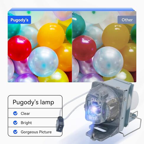 Pugody BL-FP240E FP240G SP.78V01GC01 Replacement Projector Lamp Bulb for OPTOMA HD143X 243X HD27E HD39darbee UHD30 40 UHD50X 51 UHD52ALV UHD60 65 UHD350X 370X 380X UHD420X UHD550X EH334 WU335 336 337 in Saudi Arabia