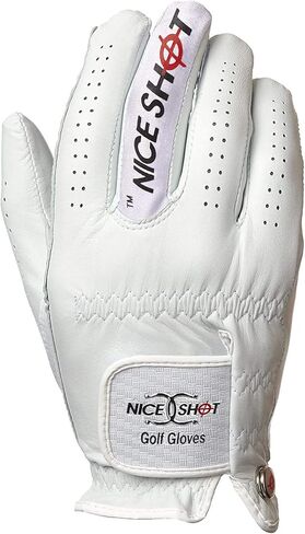 Nice Shot "The Bird Cabretta Leather Golf Glove Women's White | Premium & Genuine AAA Cabretta Leather in Saudi Arabia