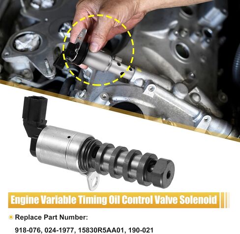 X AUTOHAUX 918-076 Camshaft Engine Oil Control Variable Valve Timing VVT Solenoid for Honda Accord 2008-2012 CR-V 2012-2014 Crosstour 2012-2015 15830R5AA01 024-1977 in Saudi Arabia