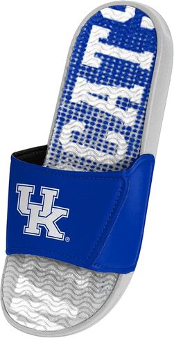 FOCO Kentucky Wildcats NCAA Men Gradient Wordmark Gel Slide - XL in Saudi Arabia