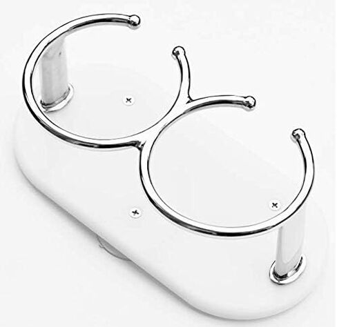 Marine Part Depot Stainless Double Ring Drink Holder with Mounting Suction Cups in Saudi Arabia