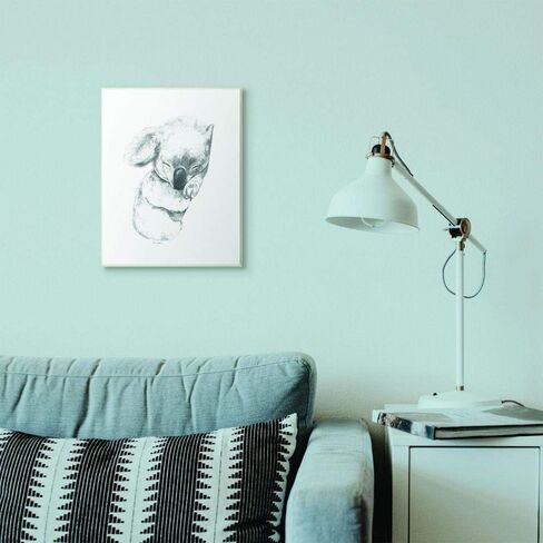 Stupell Industries Cute Koala Baby Animal Neutral Grey Drawing, Design by Artist Daphne Polselli Wall Art, 13 x 19, Wood Plaque in Kuwait