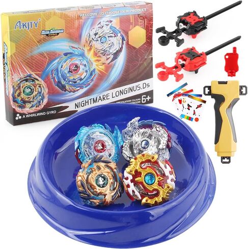 Spinning Burst Evolution Metal Fusion 4pcs Gyro Battling Set(Spriggan Requiem .0.Zt/Revive Phoenix.10.FR/Spriggan Spryzen/Achilles.00DM) in Saudi Arabia