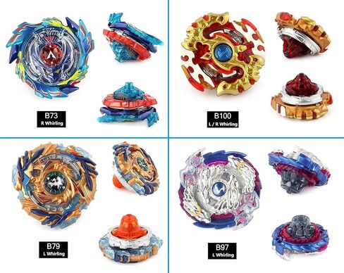 Spinning Burst Evolution Metal Fusion 4pcs Gyro Battling Set(Spriggan Requiem .0.Zt/Revive Phoenix.10.FR/Spriggan Spryzen/Achilles.00DM) in Saudi Arabia
