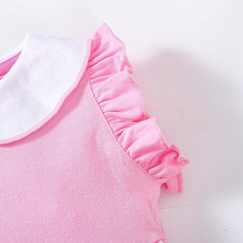 ZFZDRen Baby Ruffle Collar Bodysuit Infant Girl Sleeveless Romper Summer Jumpsuit in Saudi Arabia