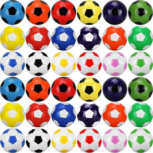 WILLBOND 36 Pcs Soccer Balls - Size 5, Indoor and Outdoor Use, PVC Material, Suitable for Kids and Adults in Saudi Arabia