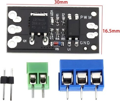 SING F LTD 10 قطع LR7843 MOS وحدة التأثير الميداني وحدة التحكم MOSFET وحدة أنبوب MOS أنبوب التأثير الميداني المتوافقة مع شريحة واحدة ولوحة التحكم، 30 فولت 161 أمبير in Kuwait