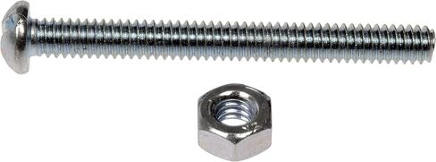 Dorman 784-612D Machine Screw With Nuts - 1/4 In.-20 X 2 In., 2-1/2 In., 12 Pack in Saudi Arabia