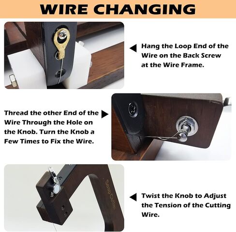 قاطع الصابون الخشبي من مونتيكس، أداة تقطيع الأسلاك مع مقياس الحجم لشموع زبدة الجبن المصنوعة يدويًا من الصابون (البلوط) in Kuwait