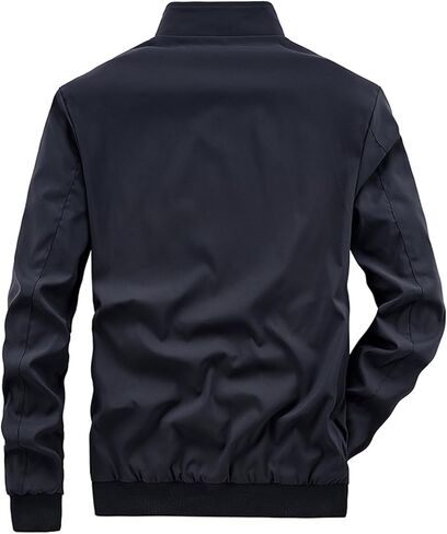 URBANFIND Men's Windbreaker Casual Lightweight Jacket Fashion Two-in-One Reversible Coat in Saudi Arabia