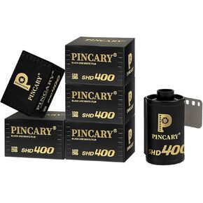 ISO 400 35 مم فيلم أبيض وأسود لتصوير الشوارع، فيلم 35 مم جاهز للكاميرا، سهل المسح الضوئي وتطوير المنزل، 36EXP، SHD400-3 Pack in Kuwait