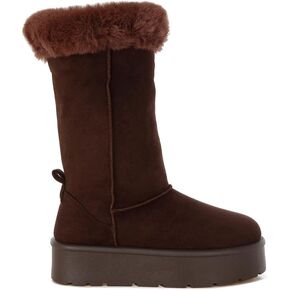 London Rag Olonya Fur Collar Anti-Skid Snow Boots in Saudi Arabia