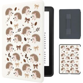 أقواس اللون الوردي اللطيف المطبوع لـ 7 "Kindle Paperwhite (12th Gen ، 2024) و Kindle Colorsoft Kawaii تغطية تصميم فري in Kuwait