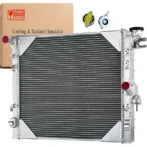 3 Row Aluminum Radiator Replacement for 2007-2017 Jeep Wrangler 2018 Wrangler JK 3.6L 3.8L, 2008 2009 2010 2011 2012 2013 2014 2015 2016 Unlimited Sahara Unlimited Rubicon Jeep Radiator in Kuwait