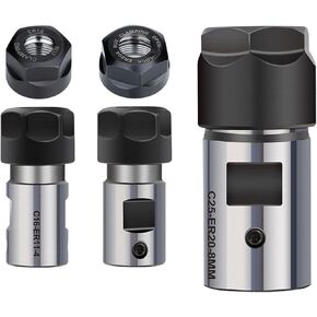 مخرطة باستخدام الحاسب الآلي تشاك 1 قطعة ER11 ER16 ER20 كوليت تشاك رمح أدوات المخرطة المغزل تمديد قضيب 4 مللي متر-16 مللي متر (C20-ER16A-32L-6.35MM) in Kuwait