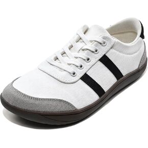 Minimalist Barefoot Shoes for Women, Zero Drop Wide Toe Box Shoes, Breathable Soft Canvas Sneakers in Saudi Arabia