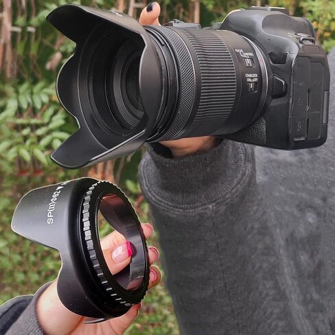 Petal Len Hood for SLR Camera – Glare-Defending Camera Lens Accessory & Professional Lens Hood Shade Compatible with Canon Nikon Sony (52MM) in Saudi Arabia