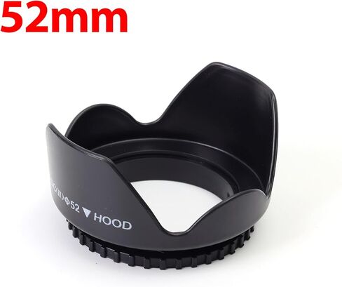 Petal Len Hood for SLR Camera – Glare-Defending Camera Lens Accessory & Professional Lens Hood Shade Compatible with Canon Nikon Sony (52MM) in Saudi Arabia