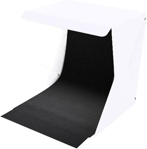 Portable Photo Box Light Tent with LED Lights for Small Business Product Photography Includes Black and White Backdrops Folding Shooting Tent in Saudi Arabia