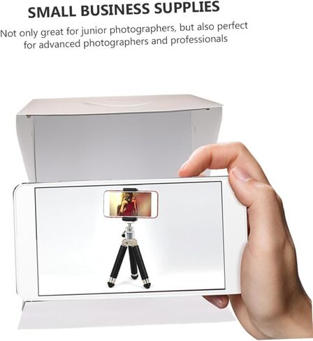 Portable Photo Box Light Tent with LED Lights for Small Business Product Photography Includes Black and White Backdrops Folding Shooting Tent in Saudi Arabia