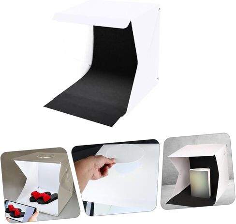 Portable Photo Box Light Tent with LED Lights for Small Business Product Photography Includes Black and White Backdrops Folding Shooting Tent in Saudi Arabia