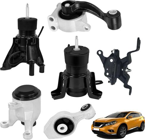 مجموعة محرك المحرك وناقل الحركة (4pcs) - متوافقة مع 2005 2006 2007 2008 2008 2010 Scion TC 2.4L Auto - يحل محل A62033 و A62037Hy و A72010 و A72012 in Kuwait