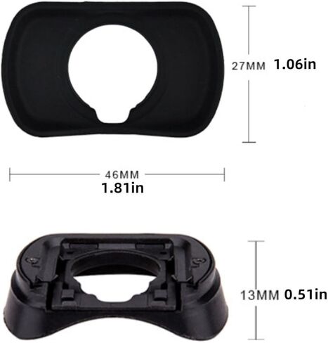 عدسة عينية لكاميرا من السيليكون الناعم من Eyecup لكاميرا Fujifilm X-T1، X-T2، X-T3، X-T4، X-H1 in Kuwait