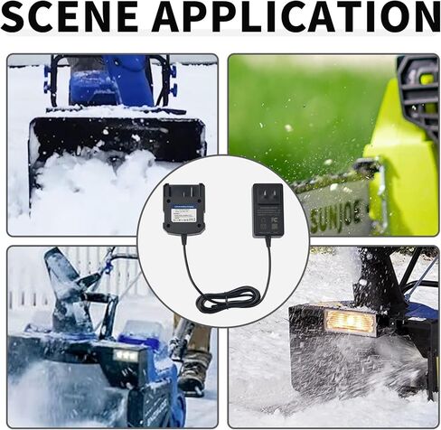 24VBAT شاحن سريع لـ Snow Joe & Sun Joe 24V بطارية ليثيوم أيون، 24VBAT-LTE 24VBAT-LT 24VBAT-XR iBAT24-LTE iBAT24-LT iBAT24-XR جميع موديلات بطاريات الأيون in Kuwait