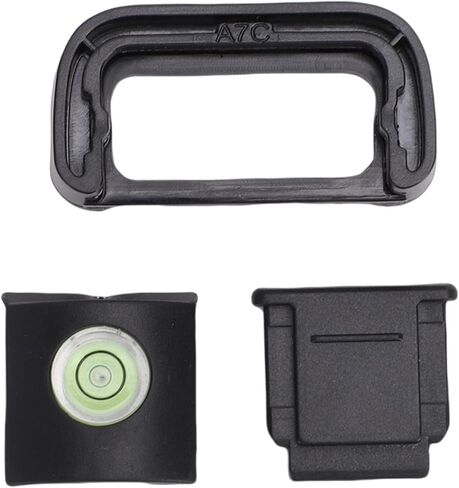 عدسة Gugxiom Eyecup مناسبة لكاميرا A7C، واقي عدسة الكاميرا من السيليكون الناعم مع غطاء غطاء الحذاء الساخن ومستوى روح الفقاعات، مجموعة ملحقات التصوير الفوتوغرافي المضادة للوهج in Saudi Arabia