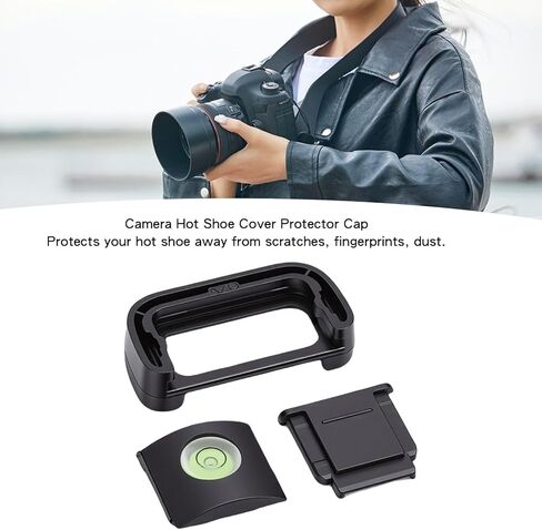 عدسة Gugxiom Eyecup مناسبة لكاميرا A7C، واقي عدسة الكاميرا من السيليكون الناعم مع غطاء غطاء الحذاء الساخن ومستوى روح الفقاعات، مجموعة ملحقات التصوير الفوتوغرافي المضادة للوهج in Saudi Arabia