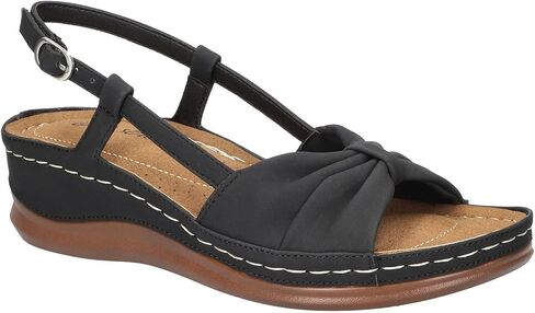 Easy Street Jupiter Womens Sandal 95 E US Black in Saudi Arabia