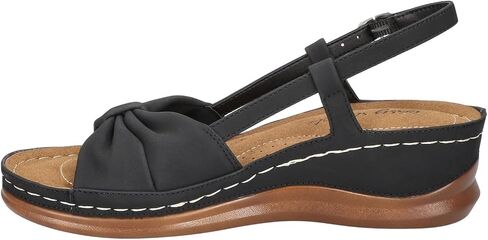 Easy Street Jupiter Womens Sandal 95 E US Black in Saudi Arabia