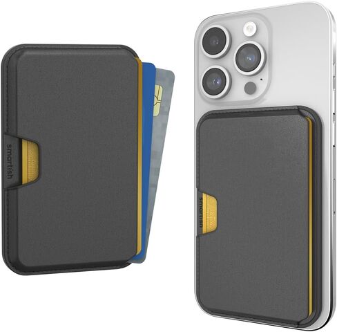محفظة Smartish لأجهزة iPhone Magsafe - Side Hustle - حامل بطاقة مغناطيسي قابلة للفصل in Saudi Arabia