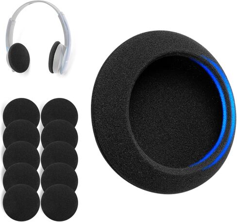 5 Pairs Foam Ear Pads Cushion 60mm for 2017-2022 Suburban,2017-2020 Chrysler Pacifica U-Connect Headset,2015-2016 Chevrolet Suburban Headphone,for Toyota Sienna Tahoe,Escalade,Yukon Headset in Saudi Arabia
