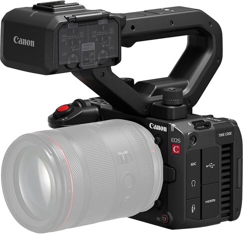 كاميرا سينما كانون EOS C50 كاملة الإطار (Canon RF) | كاميرا إنتاج بدقة 4K مع ميزات التركيز البؤري التلقائي السريع وسير العمل الاحترافي | للأفلام الوثائقية والإحترافية (7034C002) + بطاقة ذاكرة سعة 64 جيجابايت + حقيبة Canon 200ES in Kuwait