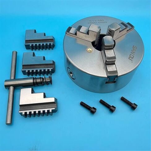 160mm Lathe Chuck Metal Lathe Chuck K11-160 Lathe Self-Centering 3 Jaw Chuck Scroll Chuck in Saudi Arabia