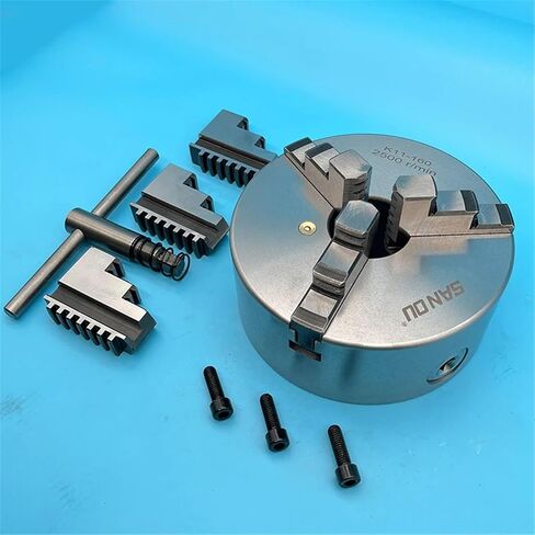 160mm Lathe Chuck Metal Lathe Chuck K11-160 Lathe Self-Centering 3 Jaw Chuck Scroll Chuck in Saudi Arabia